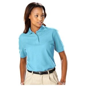 Izod Golf Dry Fit Blue Polo Shirt Sz S